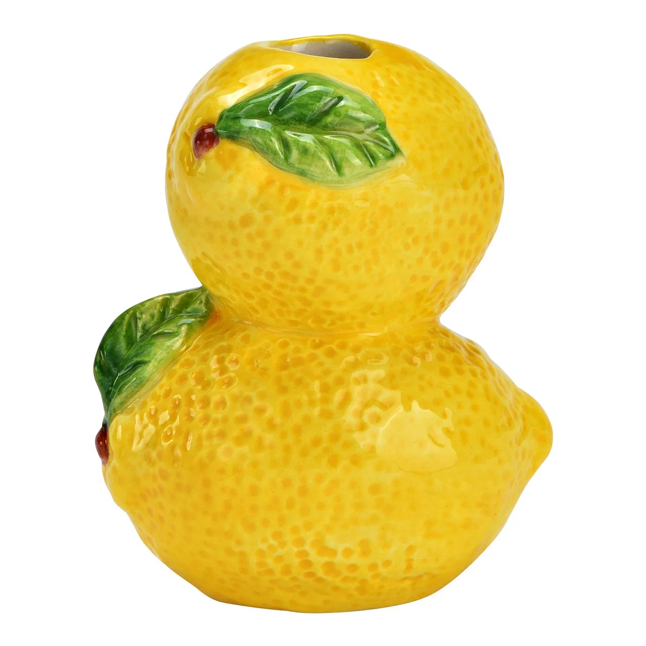 Petit Vase citron en céramique, EDEN