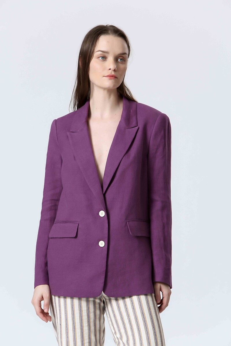 Blazer Femme Denim & Company Violet Lavande - Taille S - Occasion Excellent état