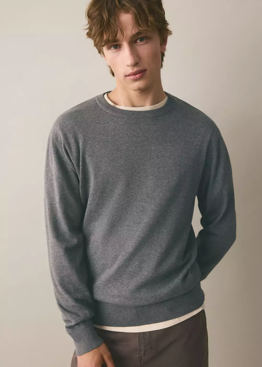 Pull-over maille coton, MANGO TEEN