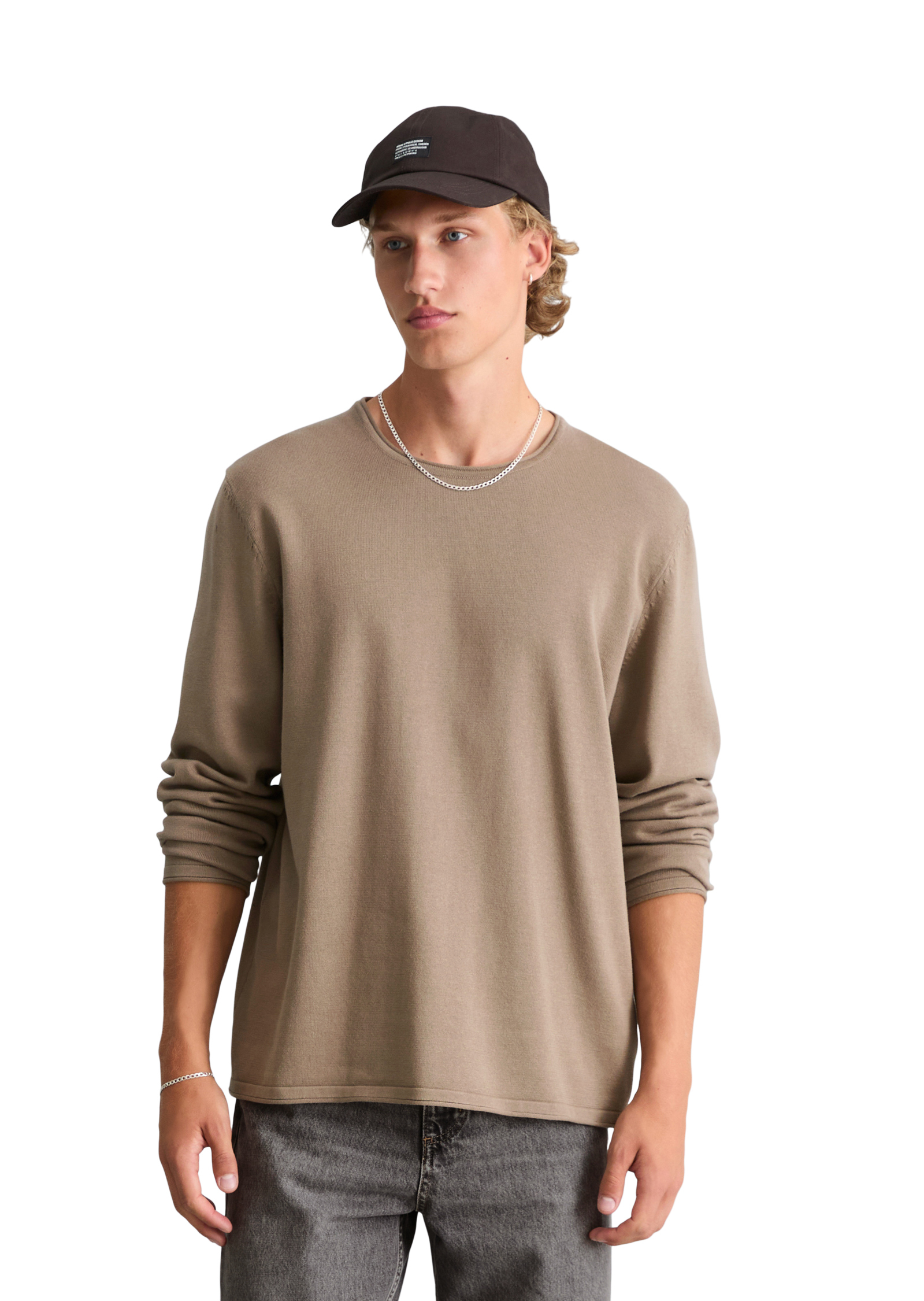 Pull coupe classique en pur coton biologique, MARC O’POLO DENIM