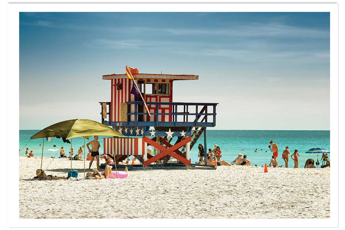 Affiche america south beach, HEXOA