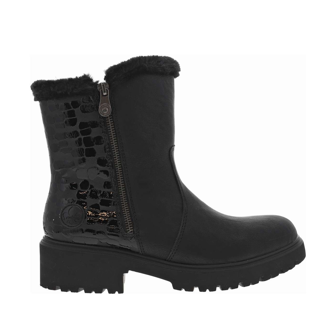 Boots talon plat, RIEKER