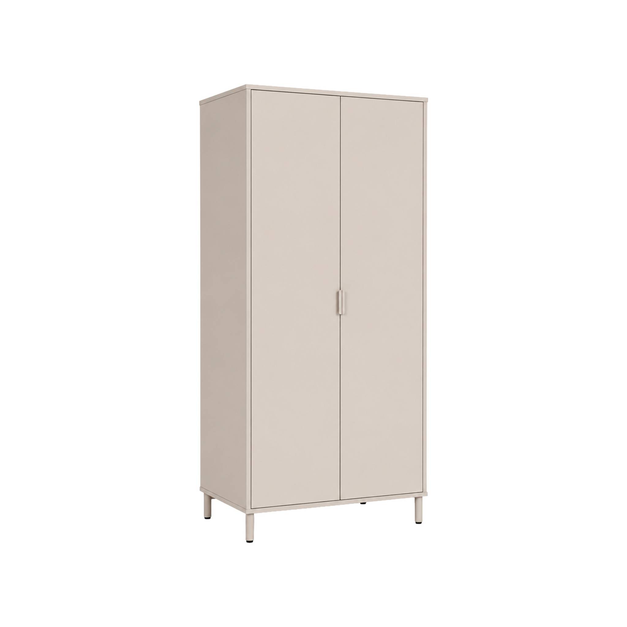 Dressing décor bois et métal 2 étagères 1 penderie ELLIE, SWEEEK