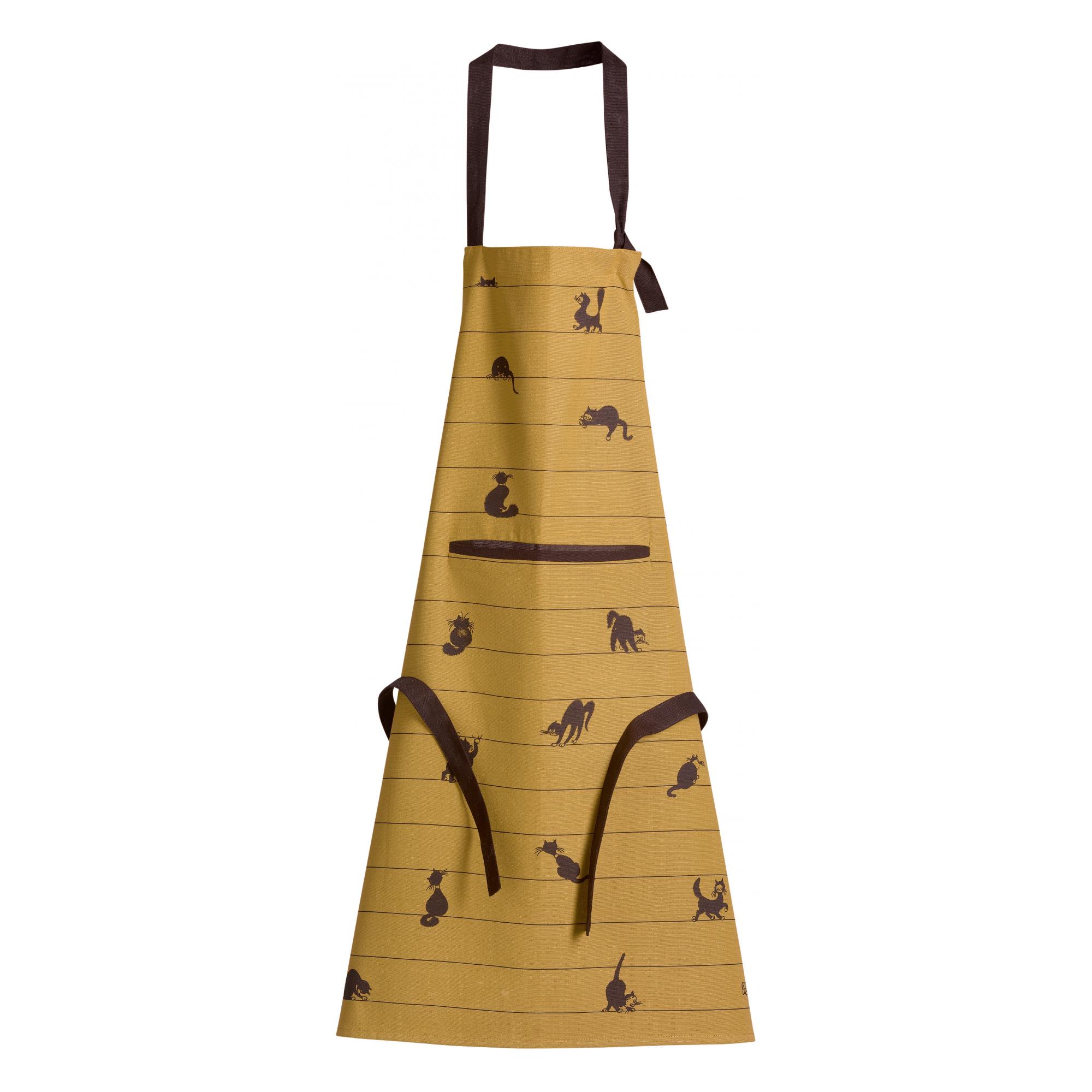 Tablier de cuisine Dubout Partition de chats, WINKLER