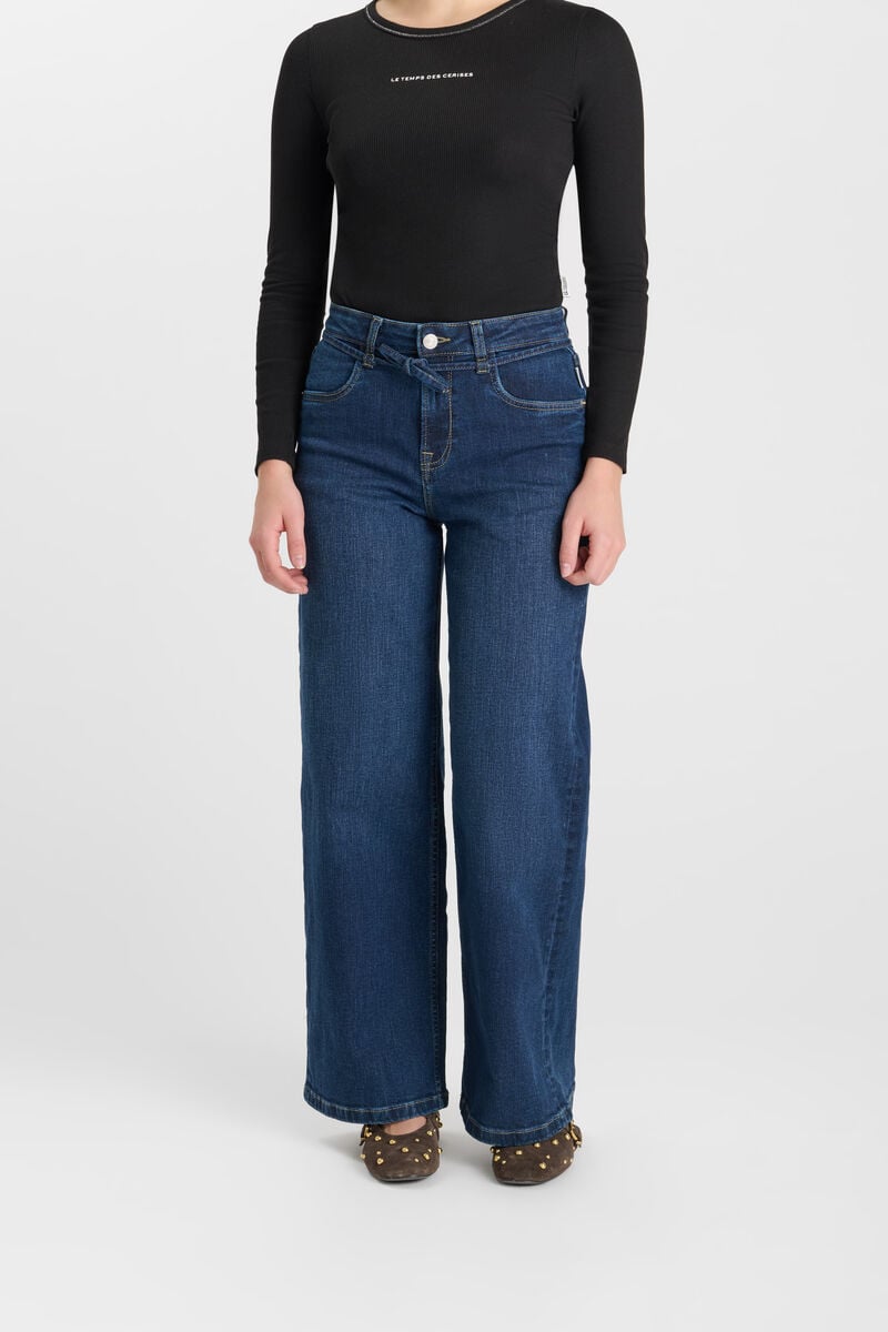 Pantalon loose, large en jeans LEXYGI, LE TEMPS DES CERISES