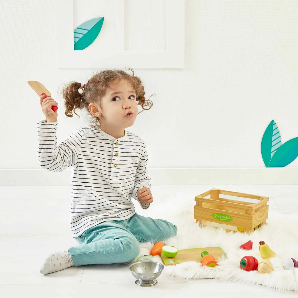 Set de fruits à couper en bois - Jeux et jouets Dam - Avenue des Jeux