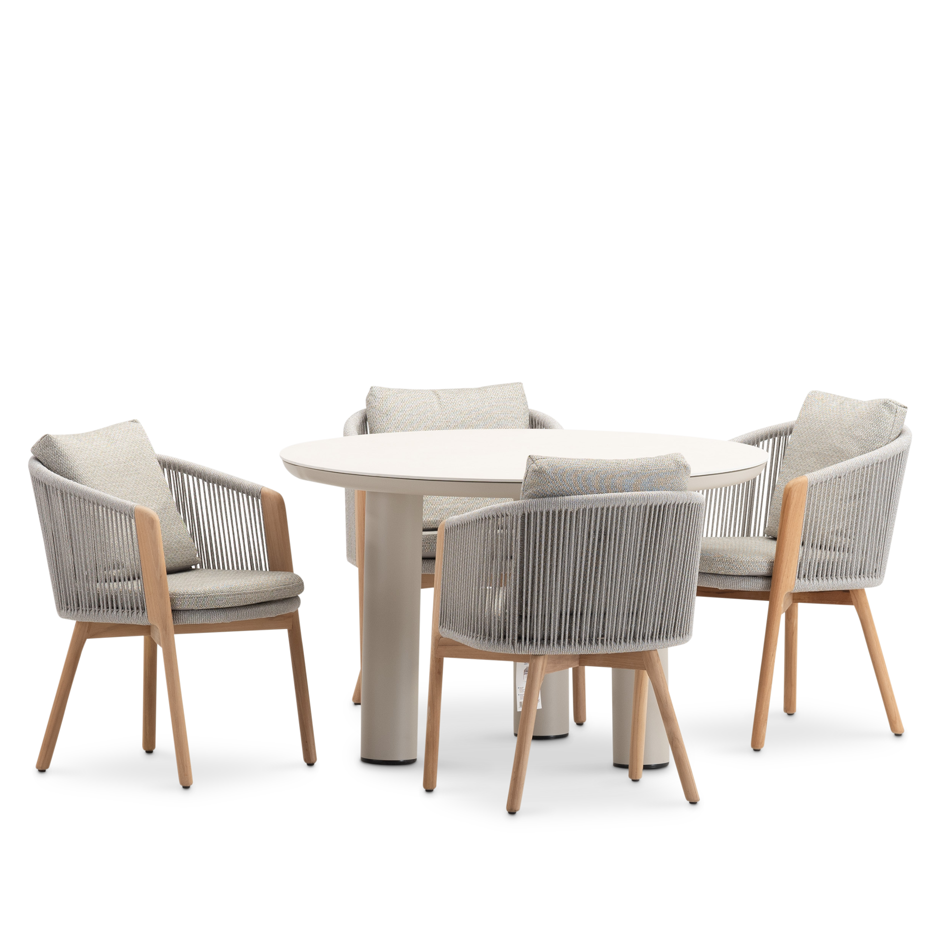 Set de jardin, 4 chaises, PETRA & CAPRI, DEFORA HOME