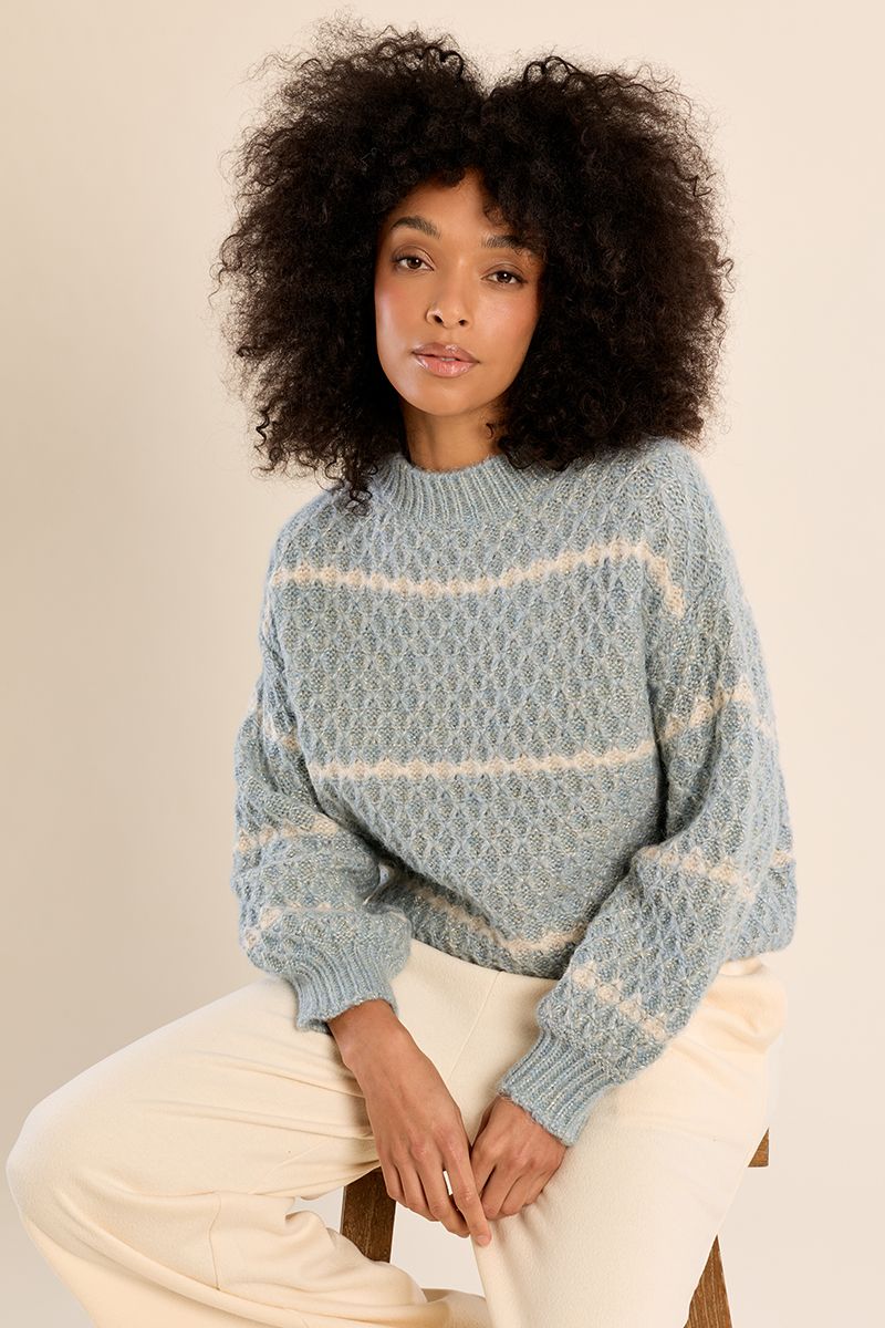 Pull en maille rayé, MOLLY BRACKEN