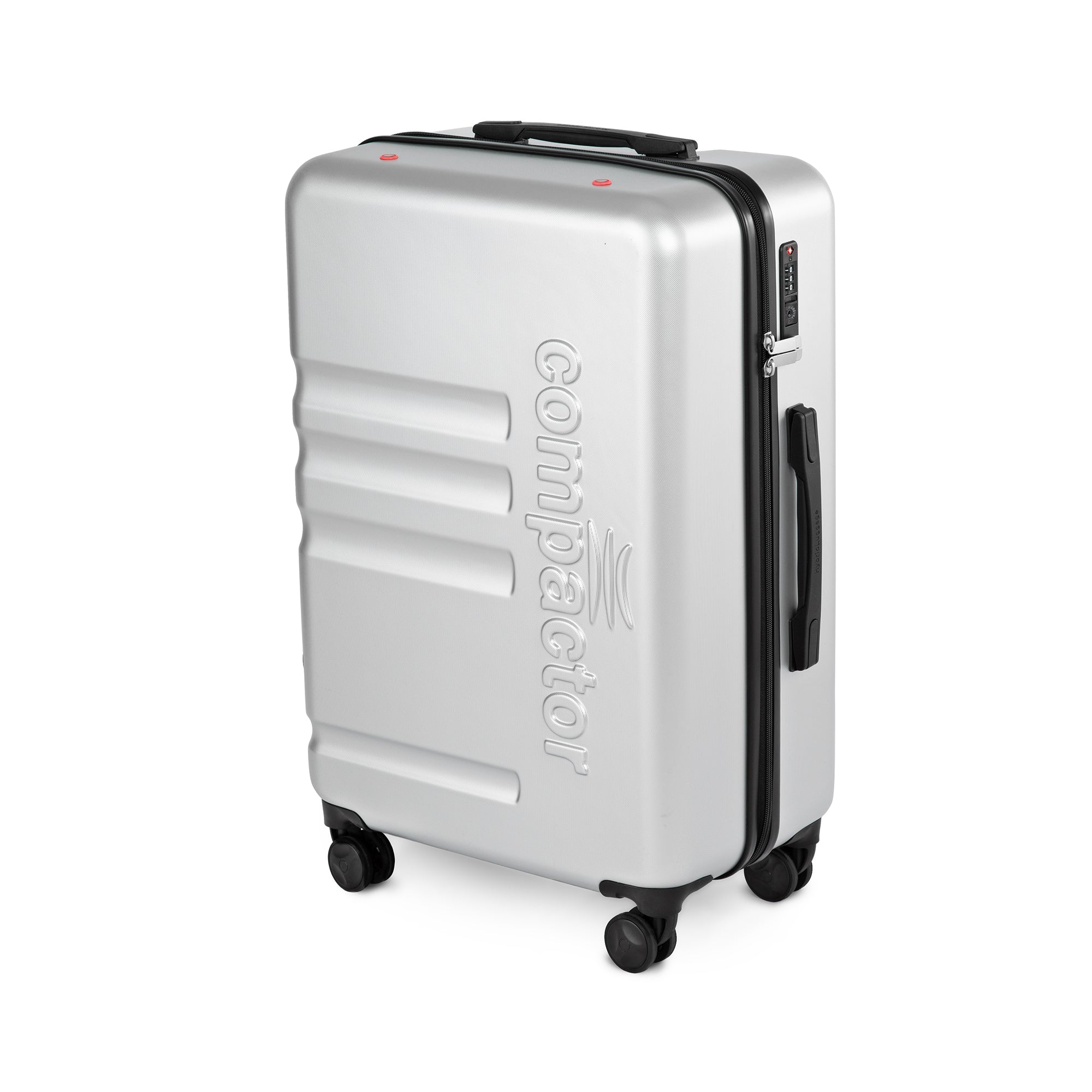 Valise hybride luna l gris clair argent Compactor La Redoute