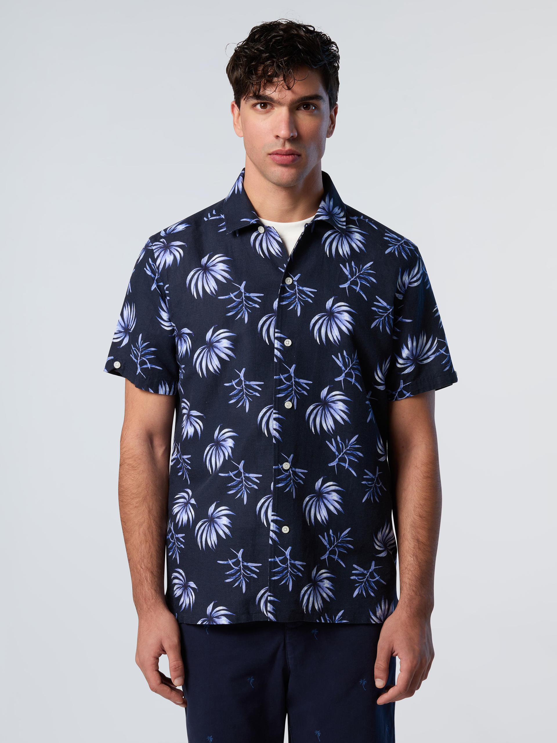 Chemise bowling à imprimé tropical, NORTH SAILS