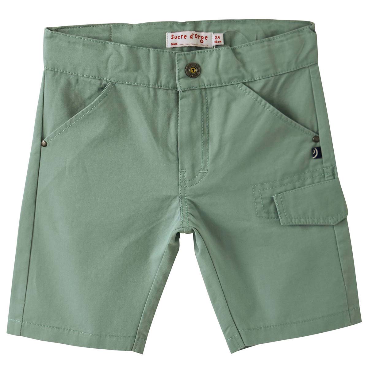 Bermuda vert celadon charlin, SUCRE D'ORGE