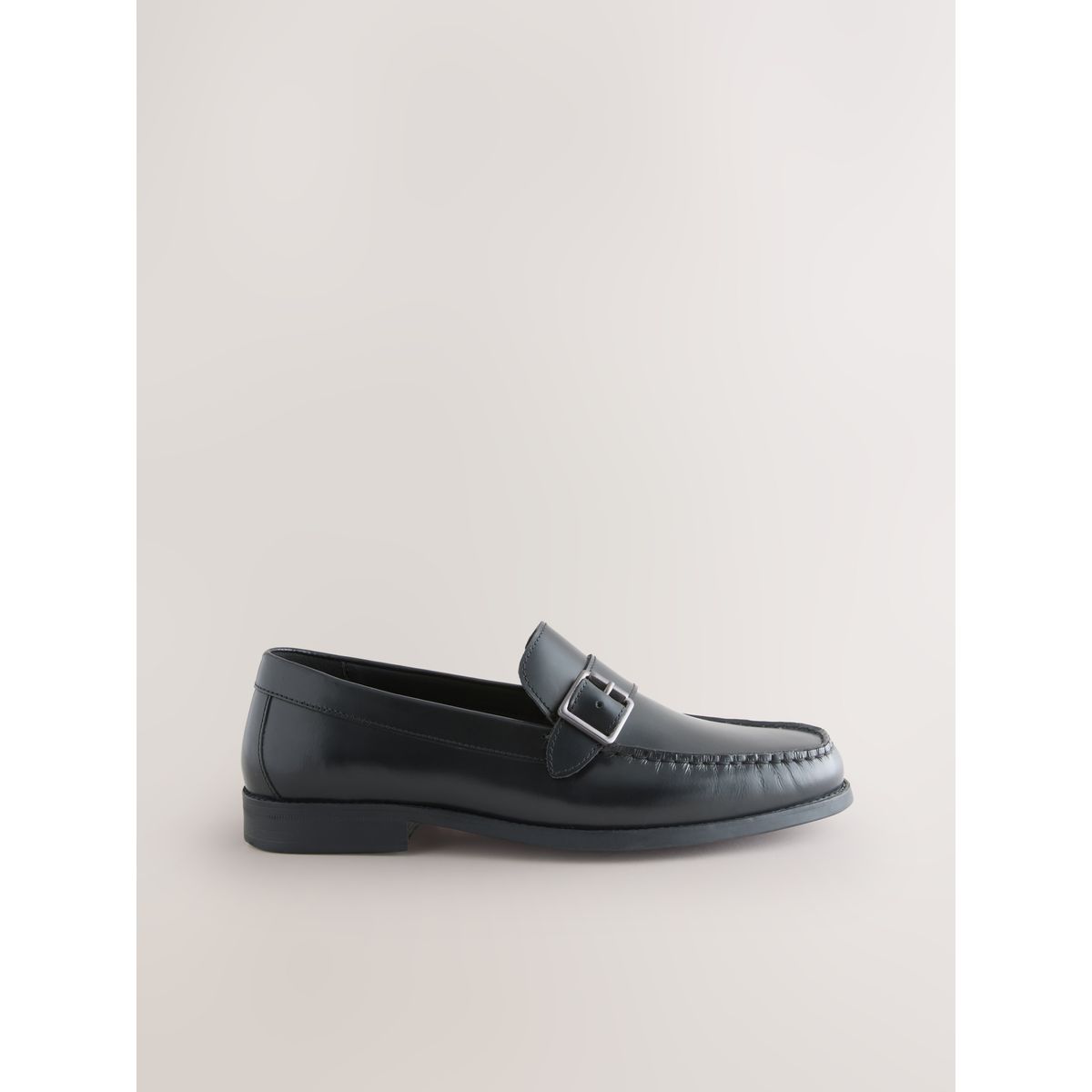 Mocassins en cuir avec boucles, NEXT