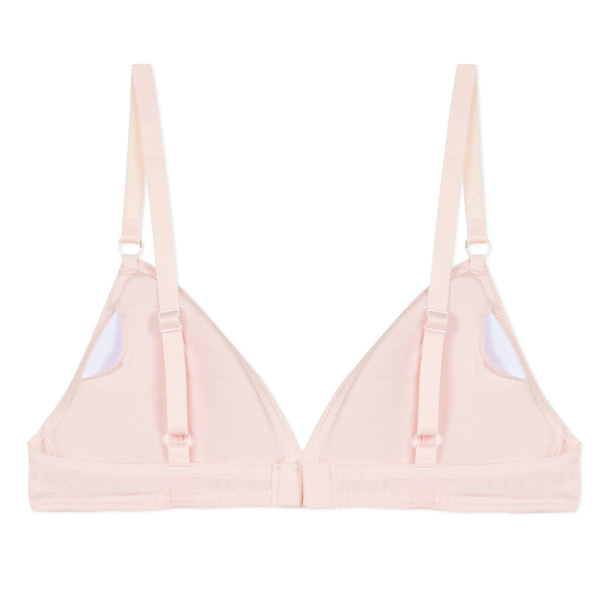 Cotton non-underwired bra, sizes 26a-32a, pink, Dim