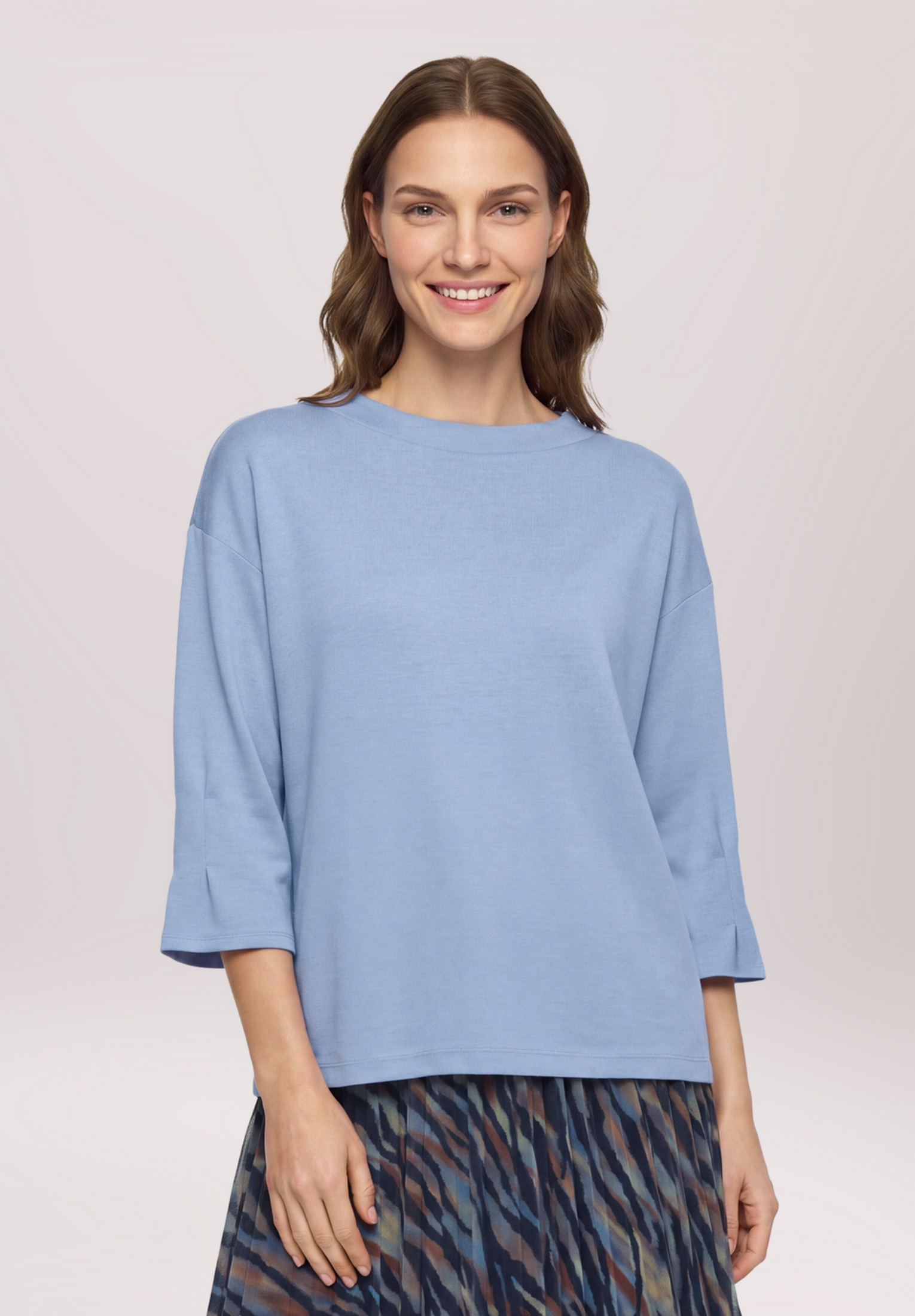 Sweat-shirt à manches en trompette, BETTY BARCLAY