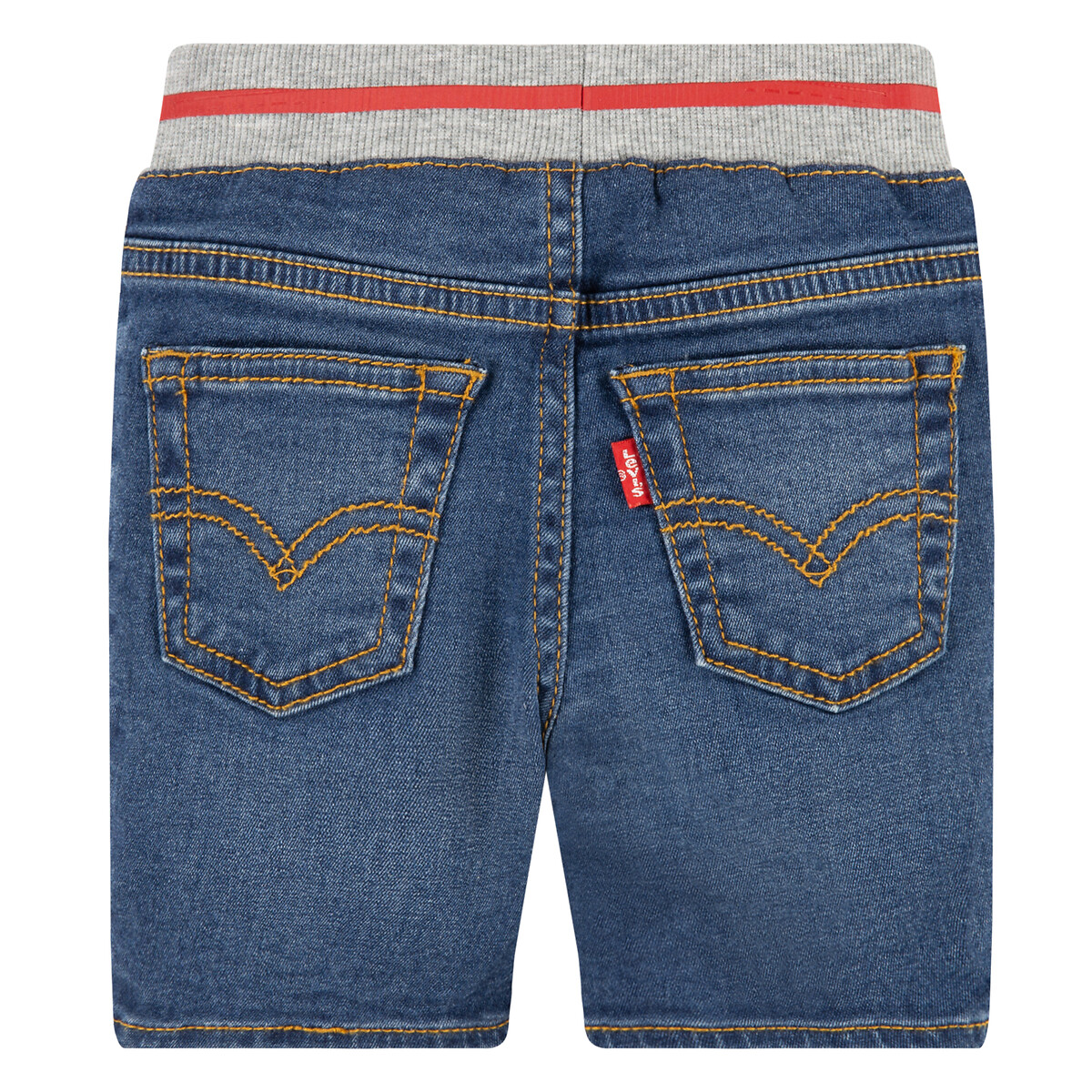 Denim pull on shorts denim blue Levi s Kids La Redoute
