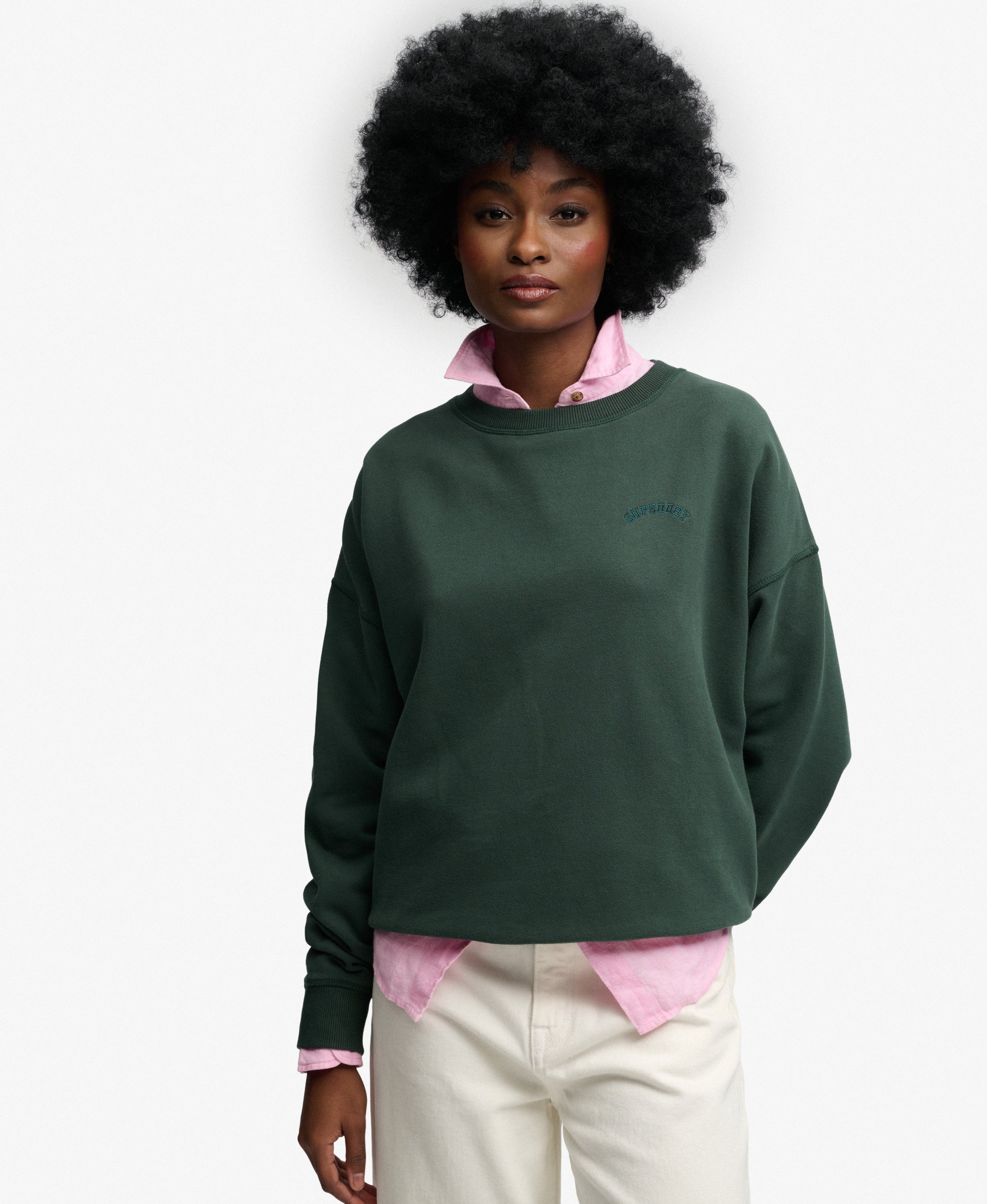 Sweatshirt Essential Logo Ras du Cou, SUPERDRY