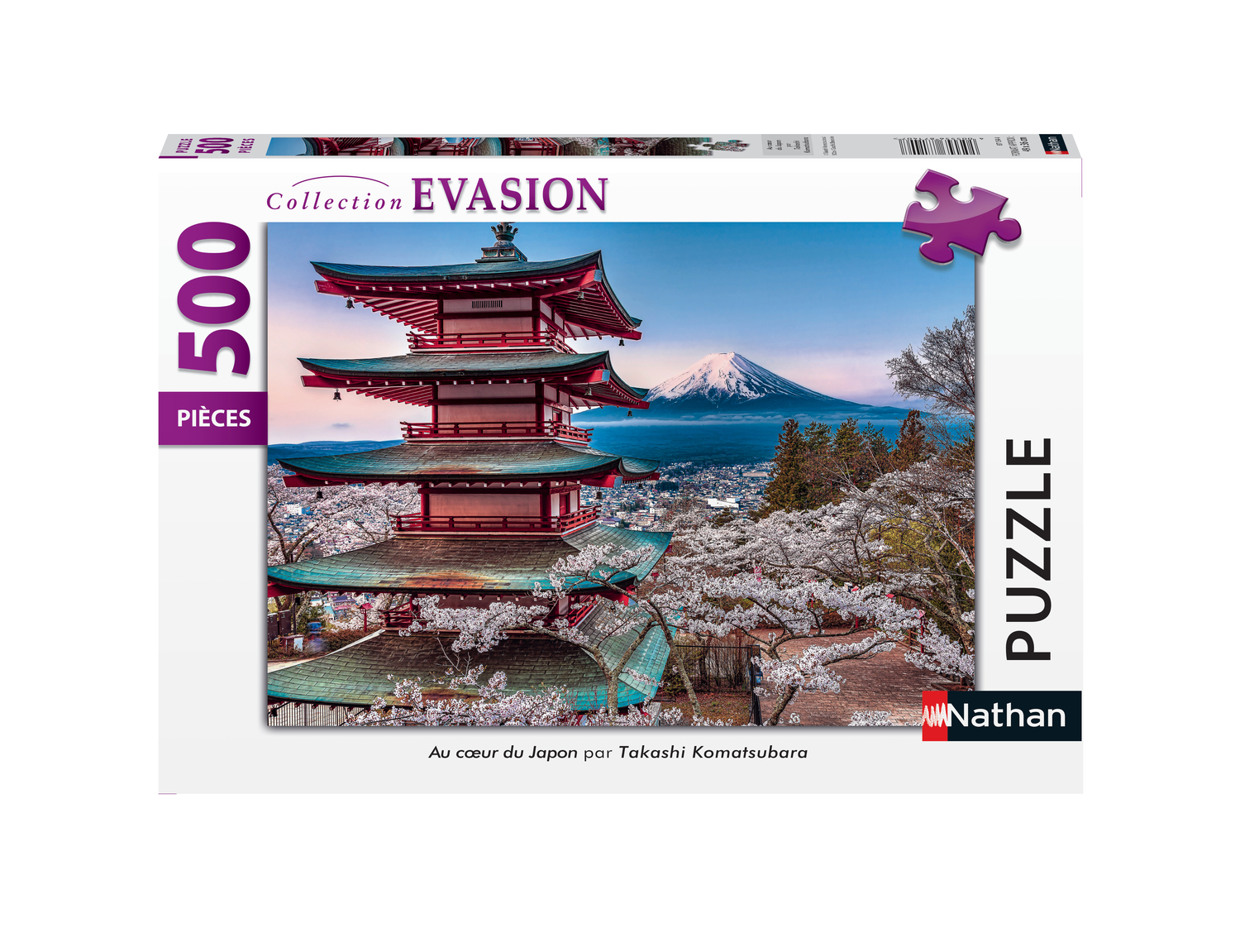 Nathan - Au Coeur Du Japon Puzzle 500 Pièces, NATHAN