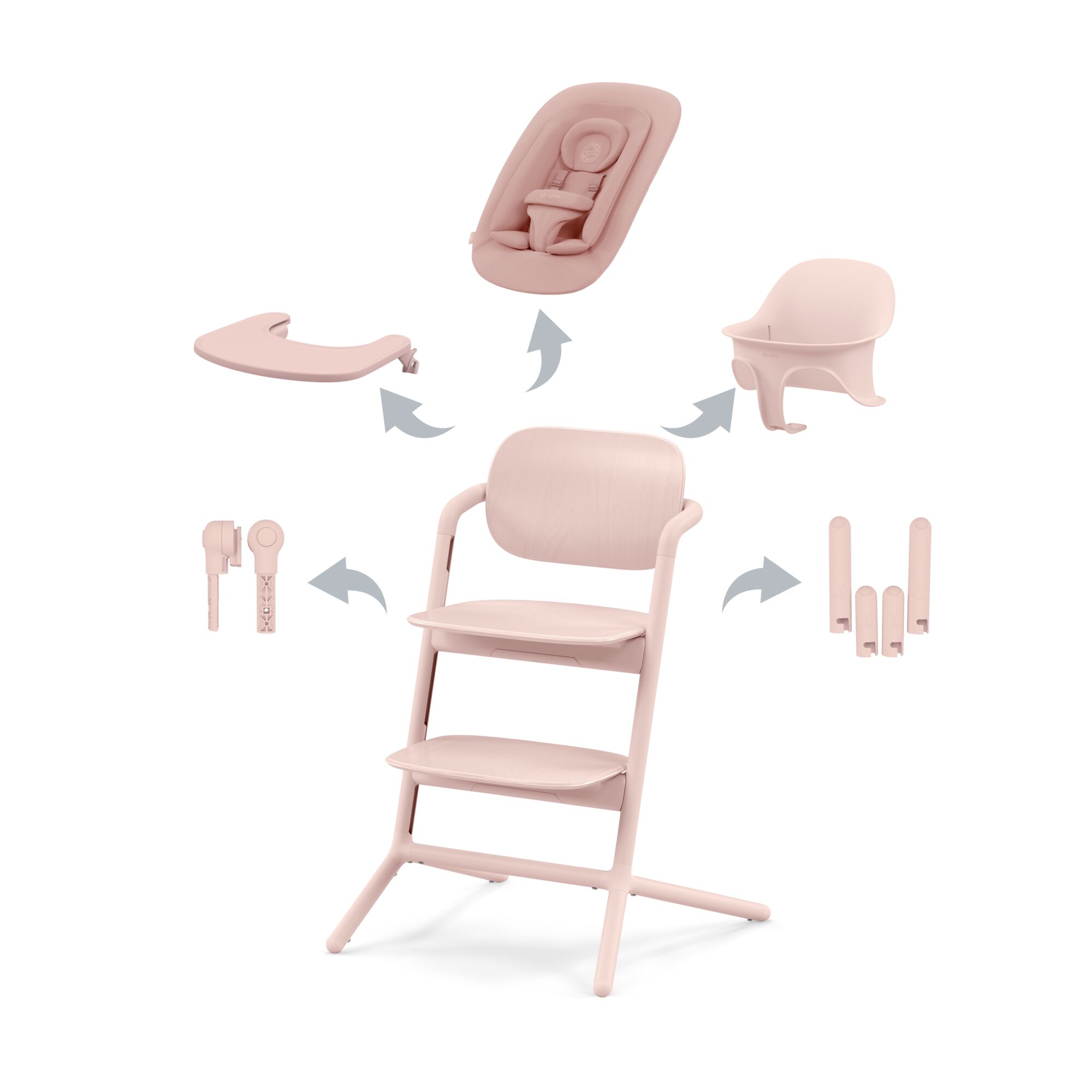Chaise haute évolutive LEMO 4en1 SET, CYBEX