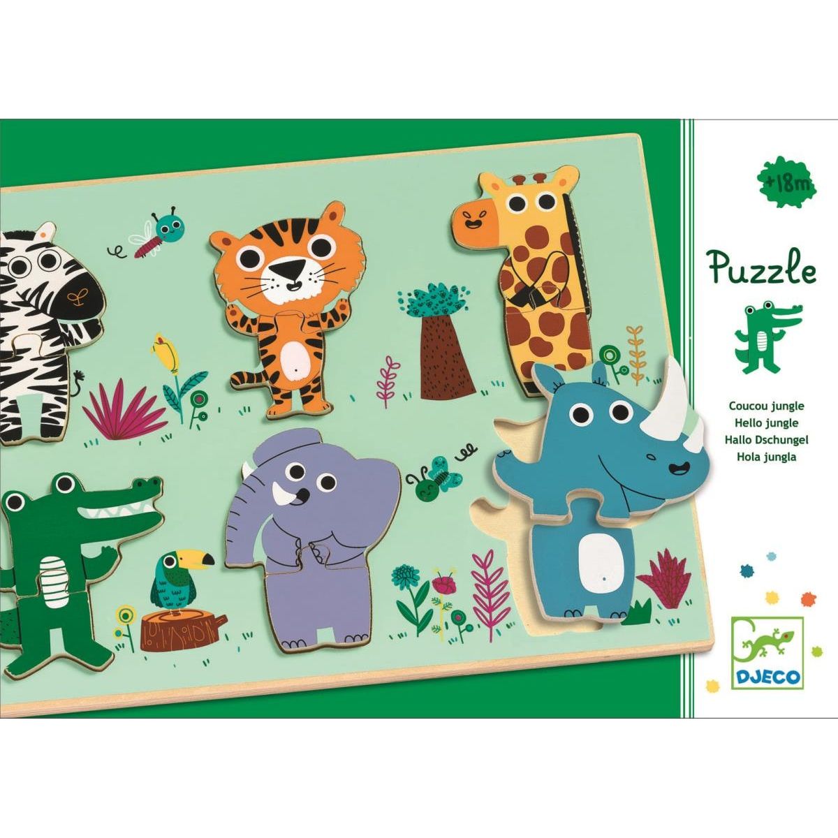 Puzzle Djeco Ecureuil pour enfants dès 3 ans