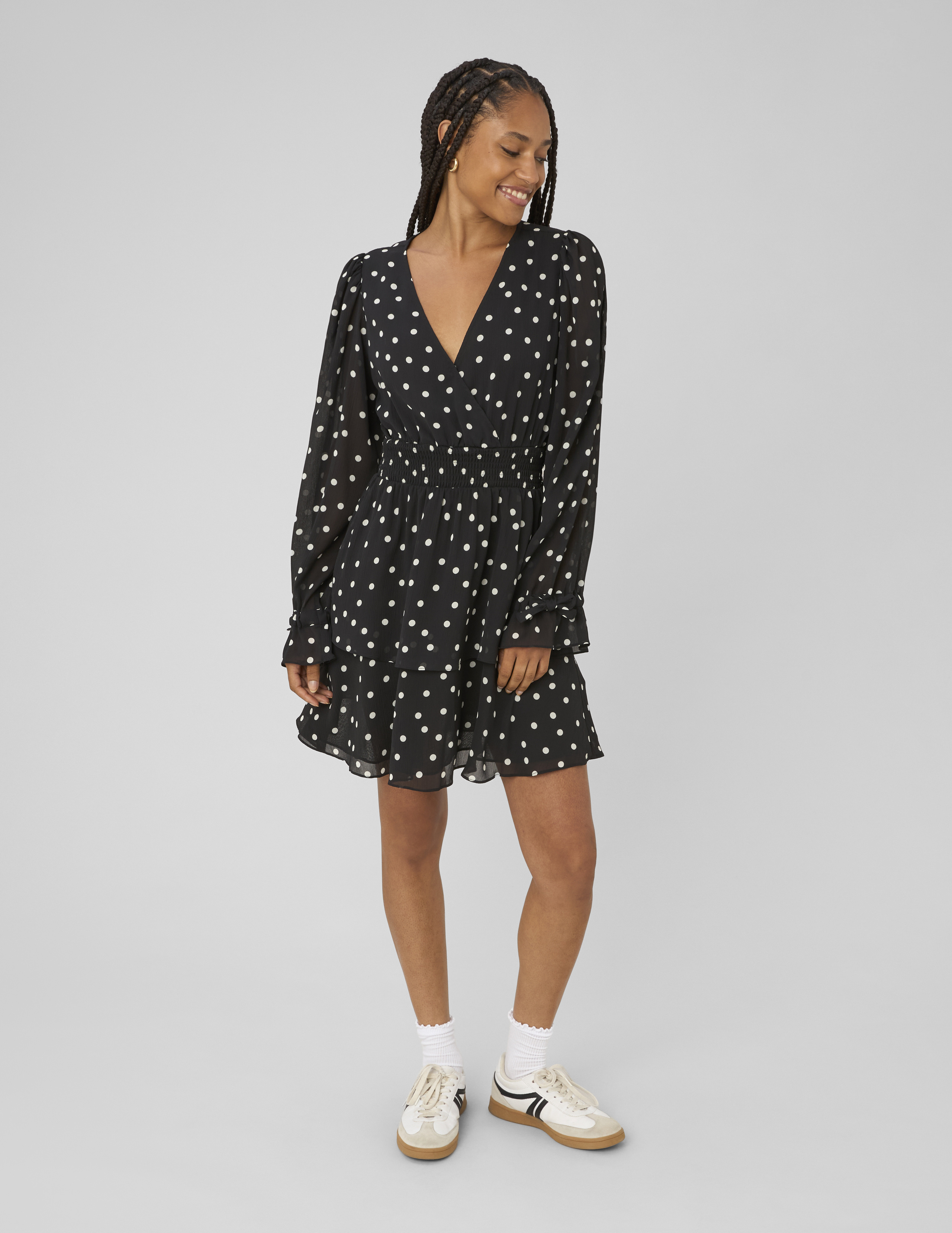 Robe courte imprimée, BZB