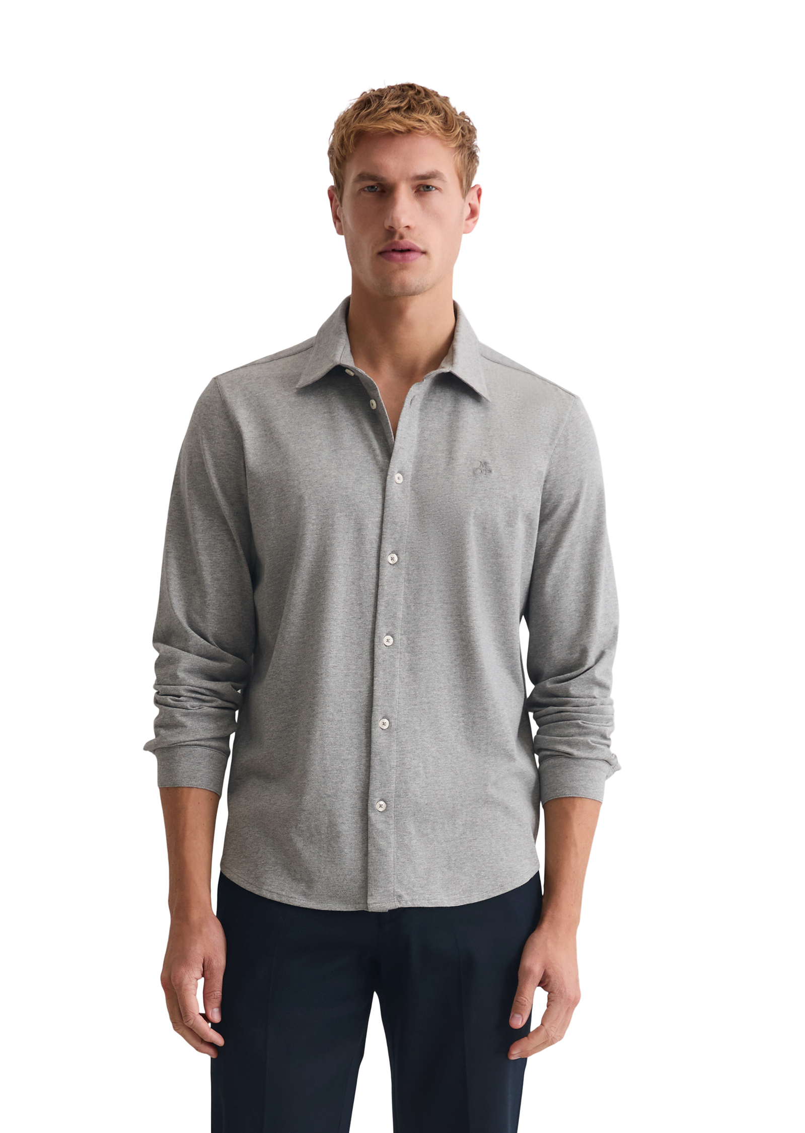 Chemise en jersey DfC regular en pur coton bio, MARC O'POLO