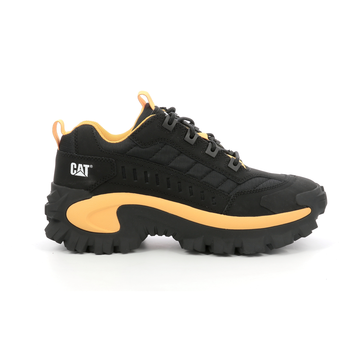 Baskets Caterpillar Intruder P111294 Homme - Cuir Jaune - Marche/confort - Neuf Boîte