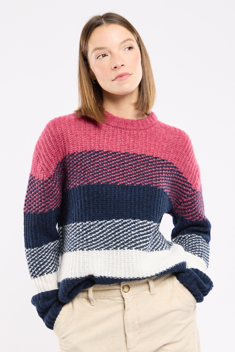 Pull rayé Deauville - laine mérinos, ARMOR-LUX