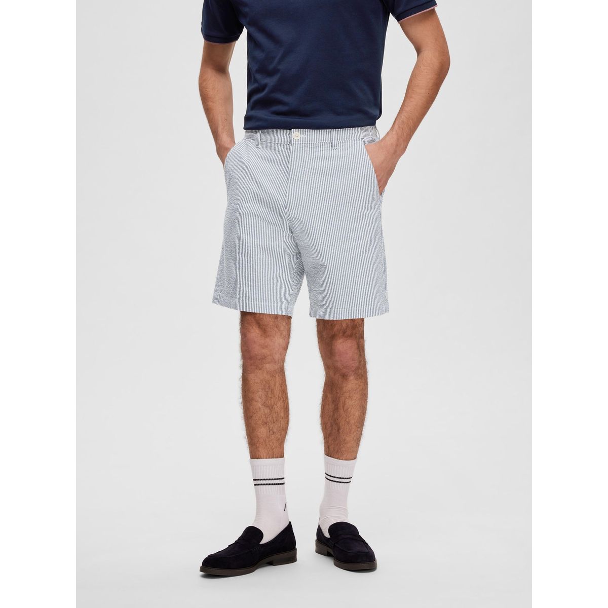 Short seersucker Selected Homme La Redoute