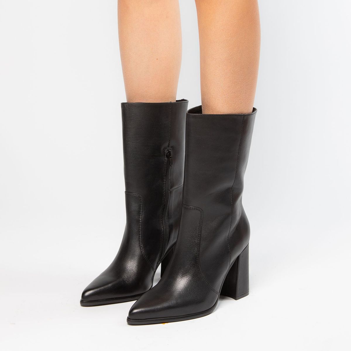 Bottines avec talon cubain Sacha La Redoute