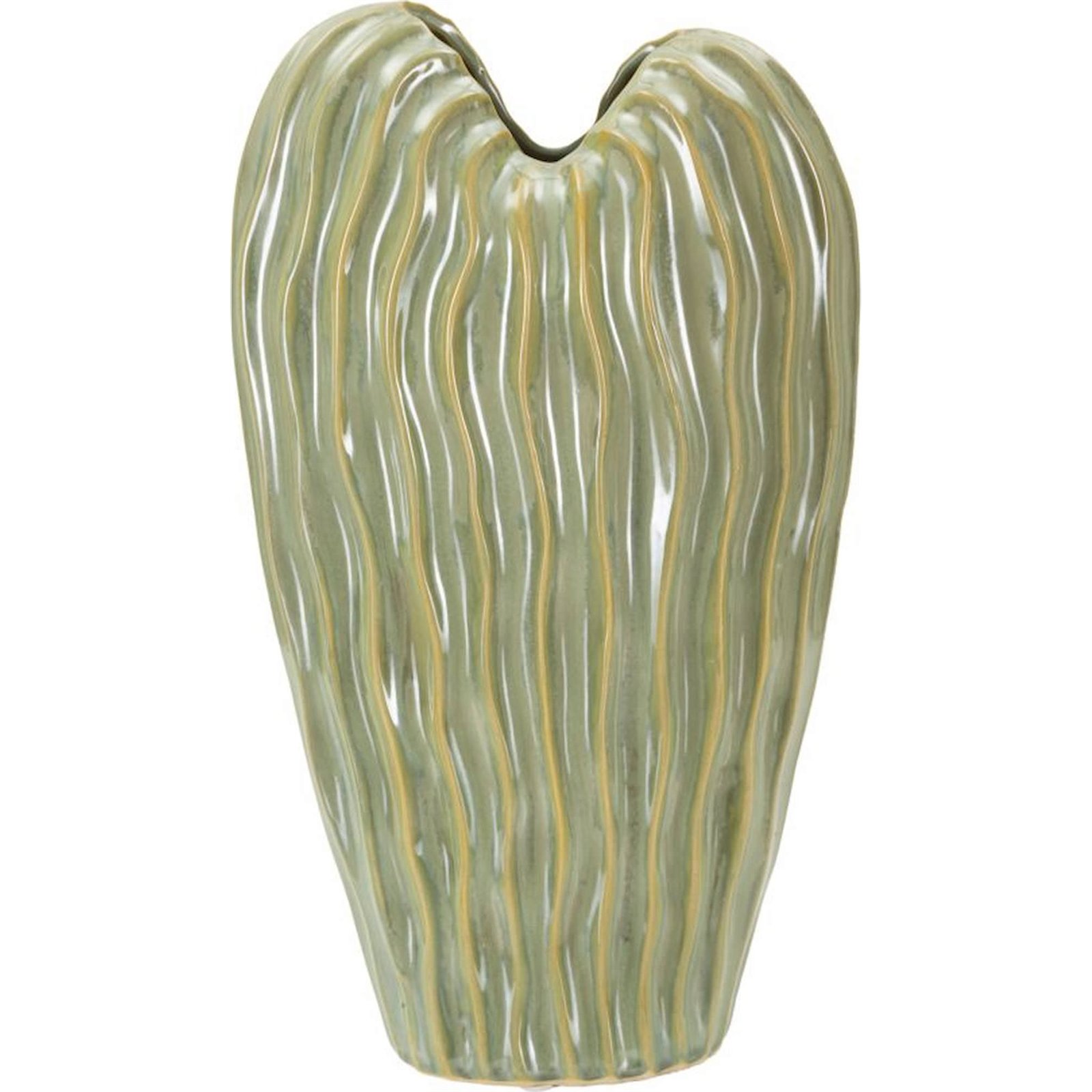 Vase en céramique relief ondulé MODERN, RECOLLECTION