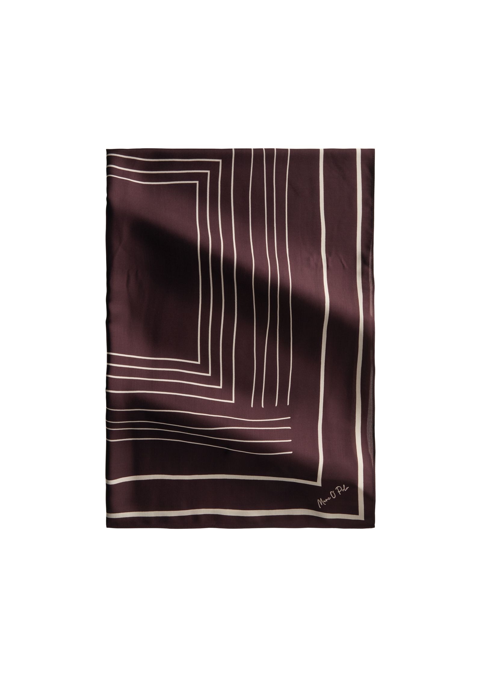 Foulard en satin avec un imprimé décontracté, MARC O'POLO