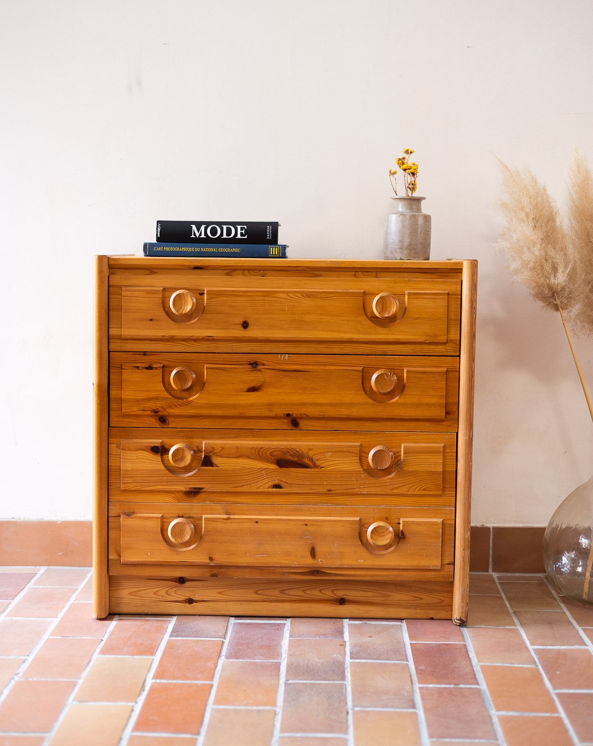 Commode en sapin Garance N°740 - Bon état, DEBONGOUT