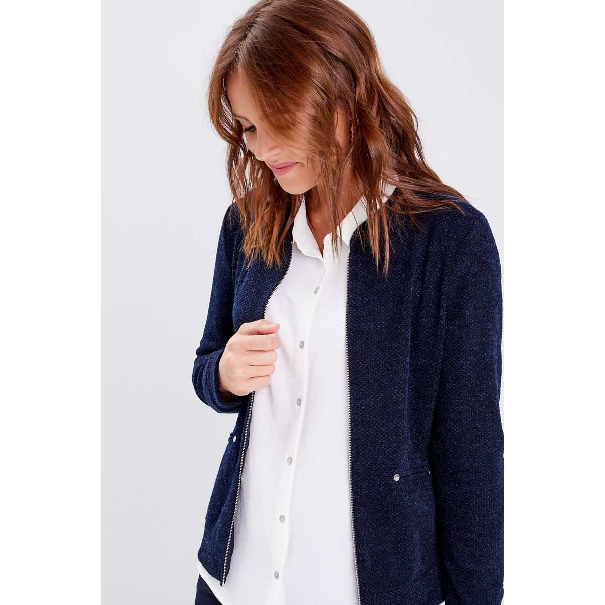 La redoute gilet femme bleu marine new arrivals