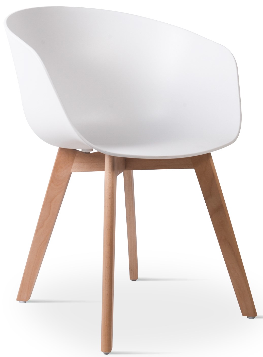Lot de 4 chaises scandinaves, ALBORG, NORDLYS