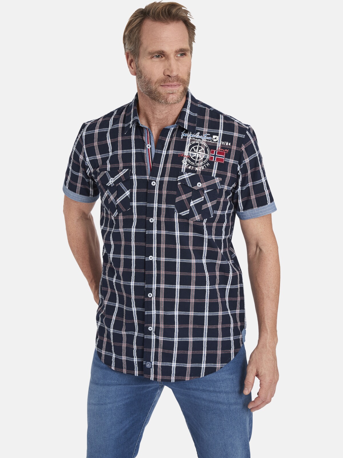 Chemise à manches courtes BERTY, JAN VANDERSTORM