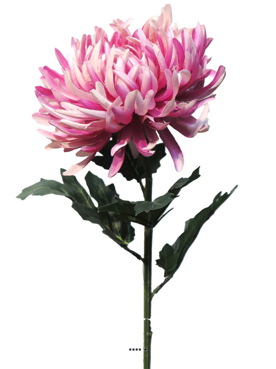 Chrysanthème artificiel, H 63 cm Rose, ARTIFICIELLES