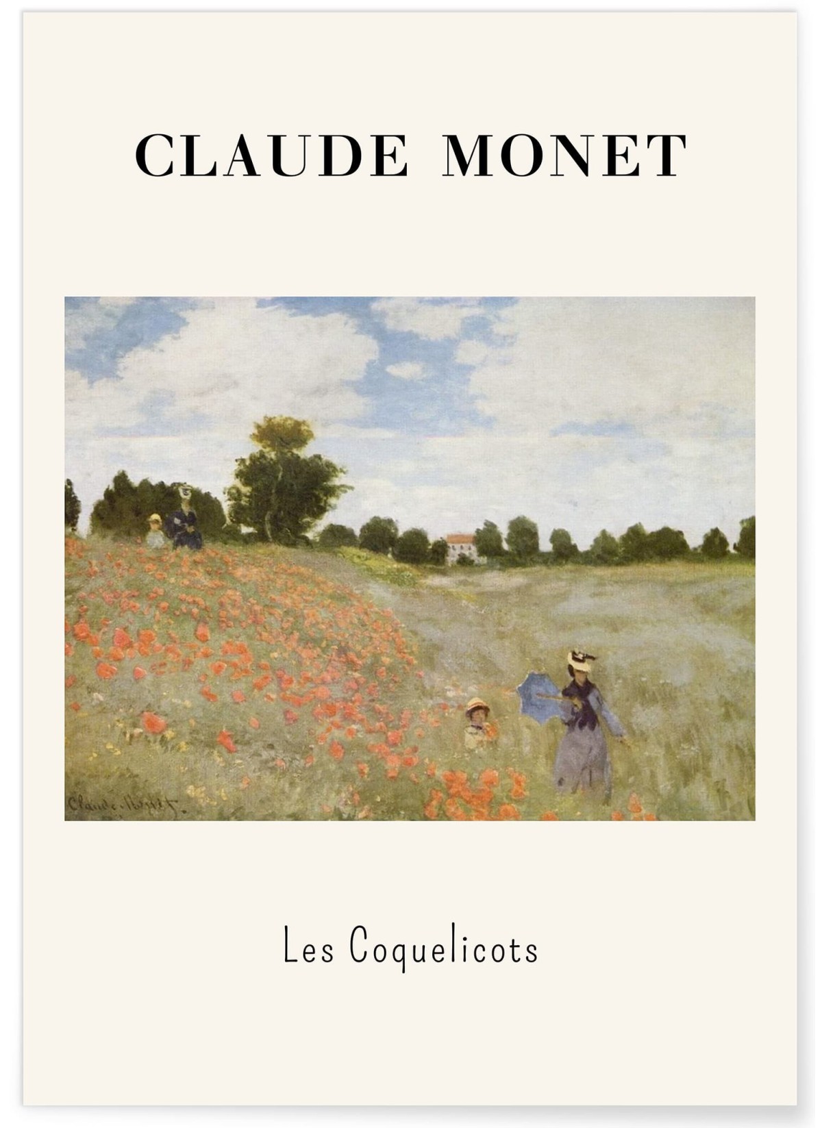 Affiche Claude Monet - Les Coquelicots, L'AFFICHERIE