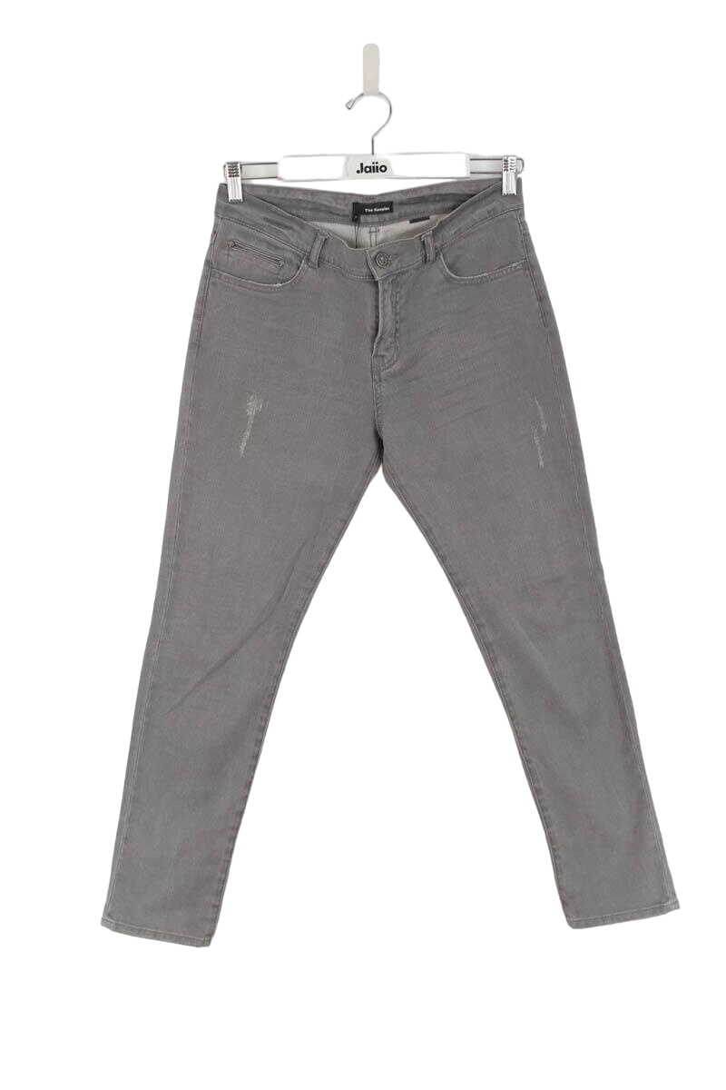 Jean Femme The Kooples Blanc Dégradé Gris - Taille 40 (L) - Coupe Skinny - Occasion Très Bon état