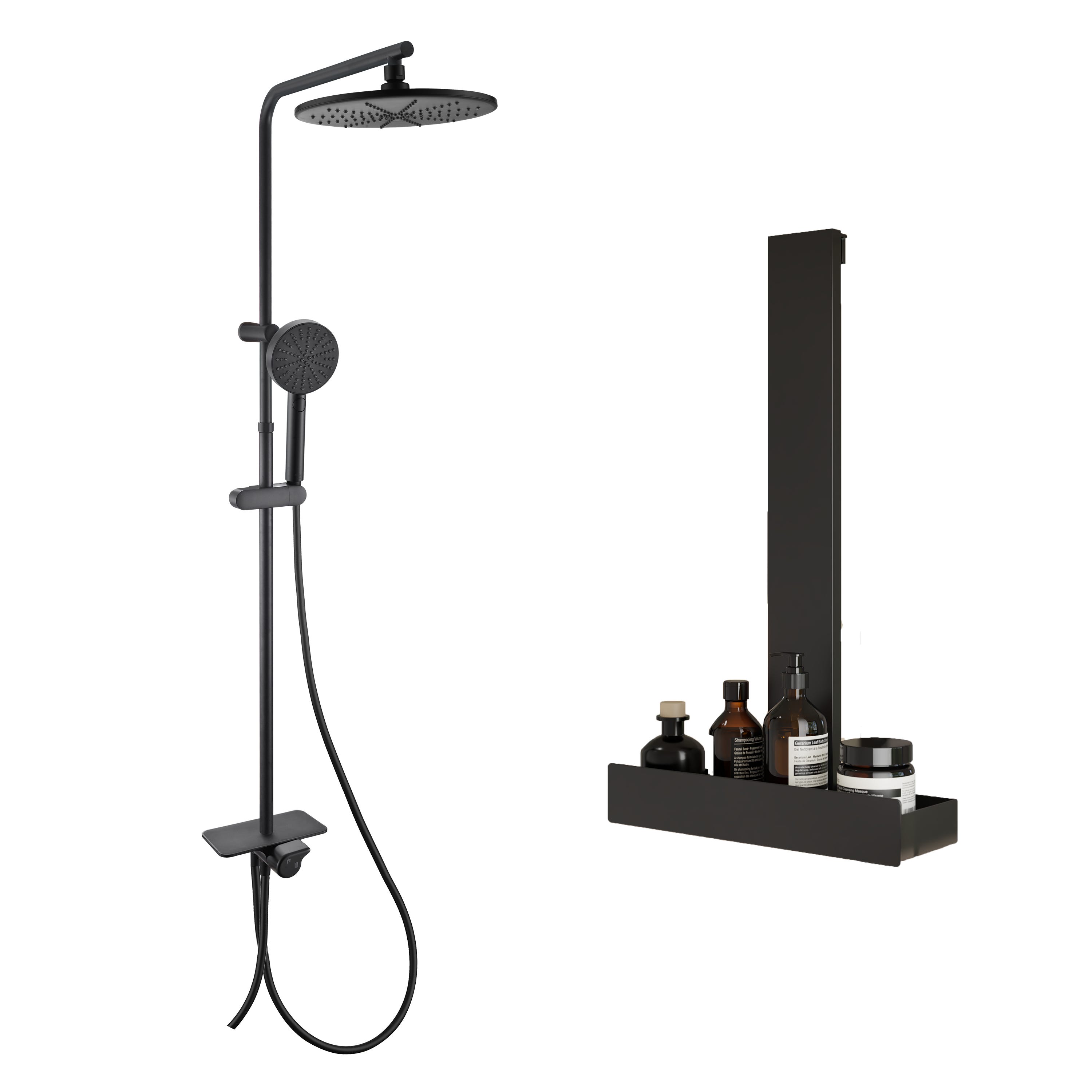 Colonne de douche sans robinet et étagère, EASY, SENSEA