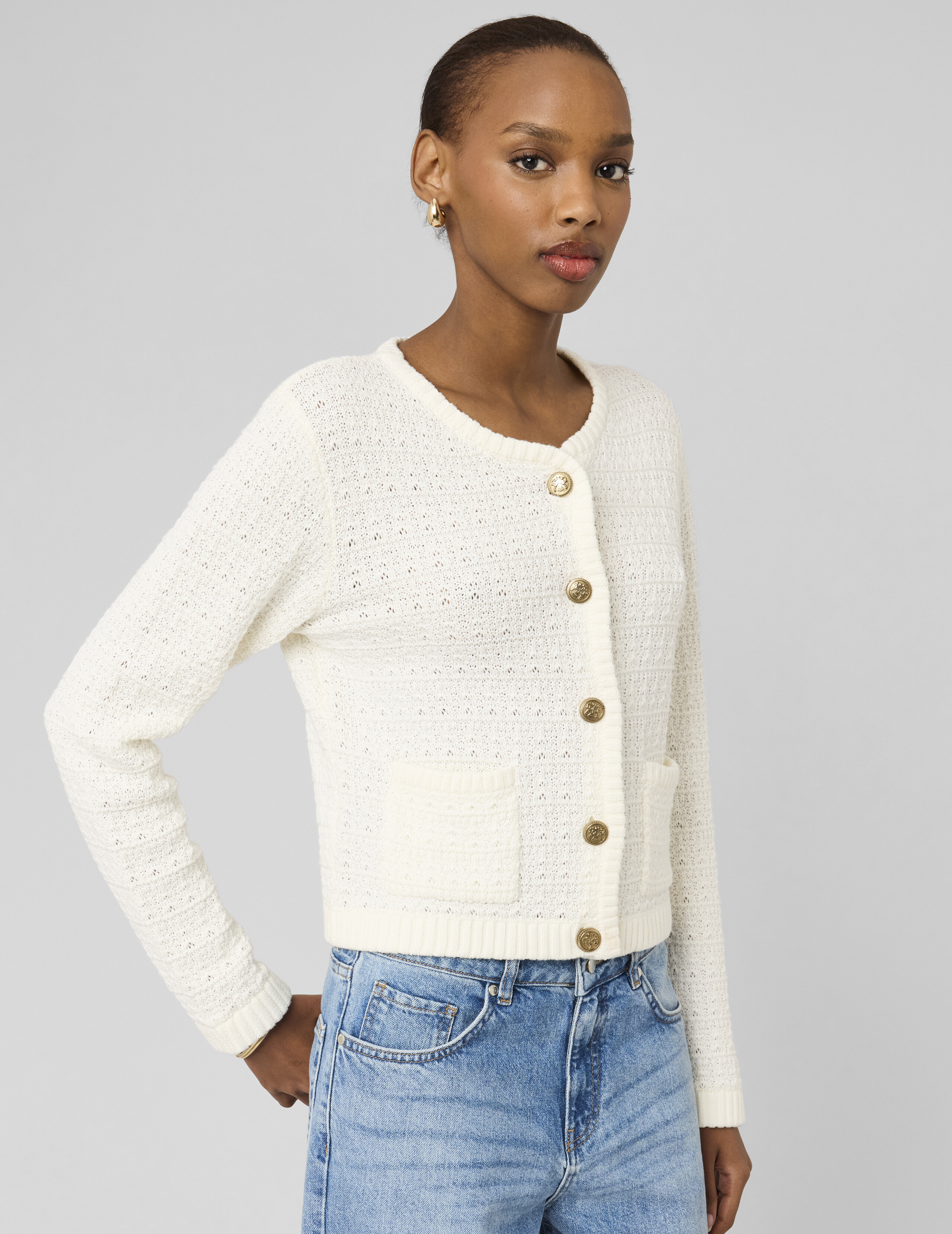 Gilet boutonné, BZB