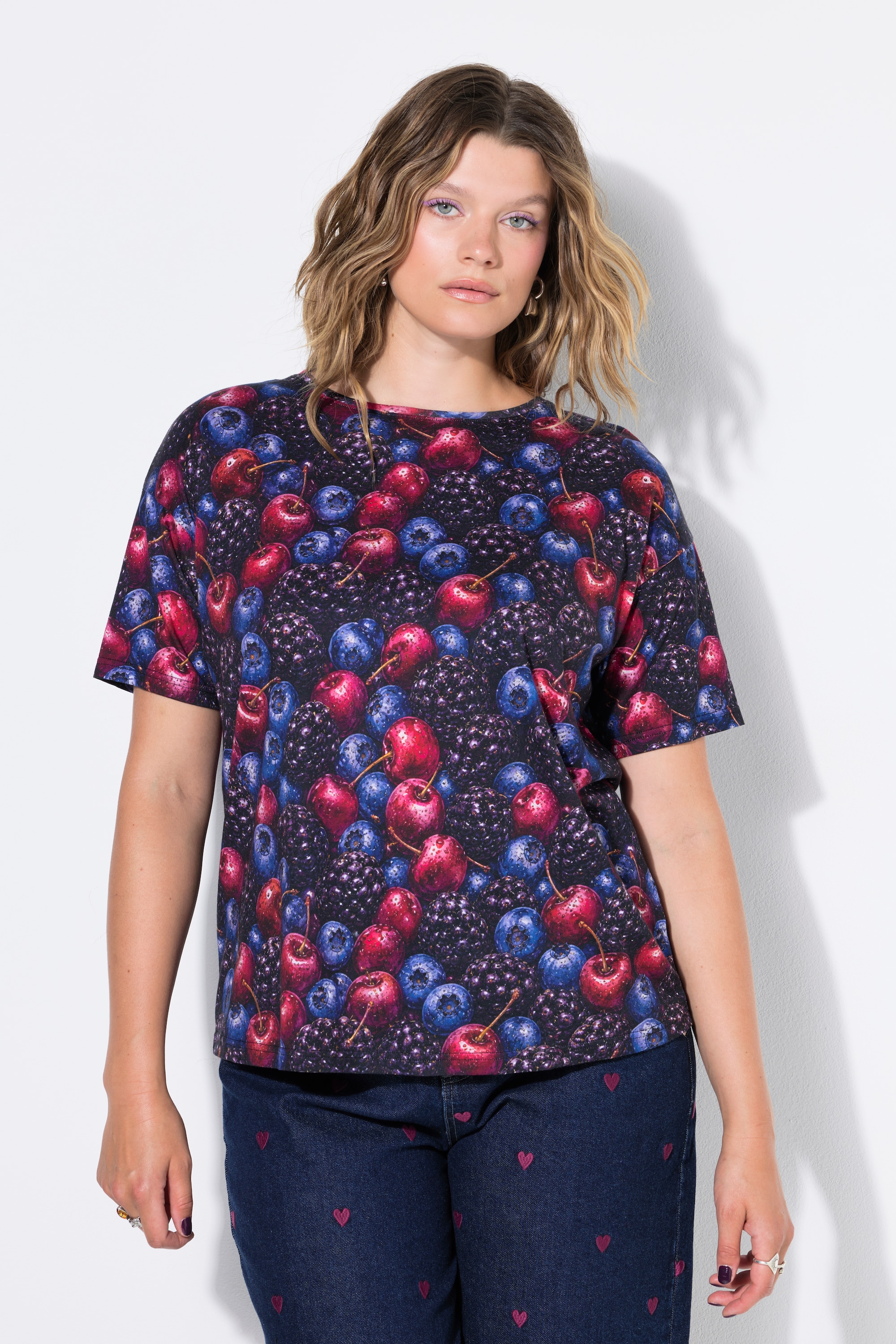 T-shirt oversize, motif « baies », STUDIO UNTOLD
