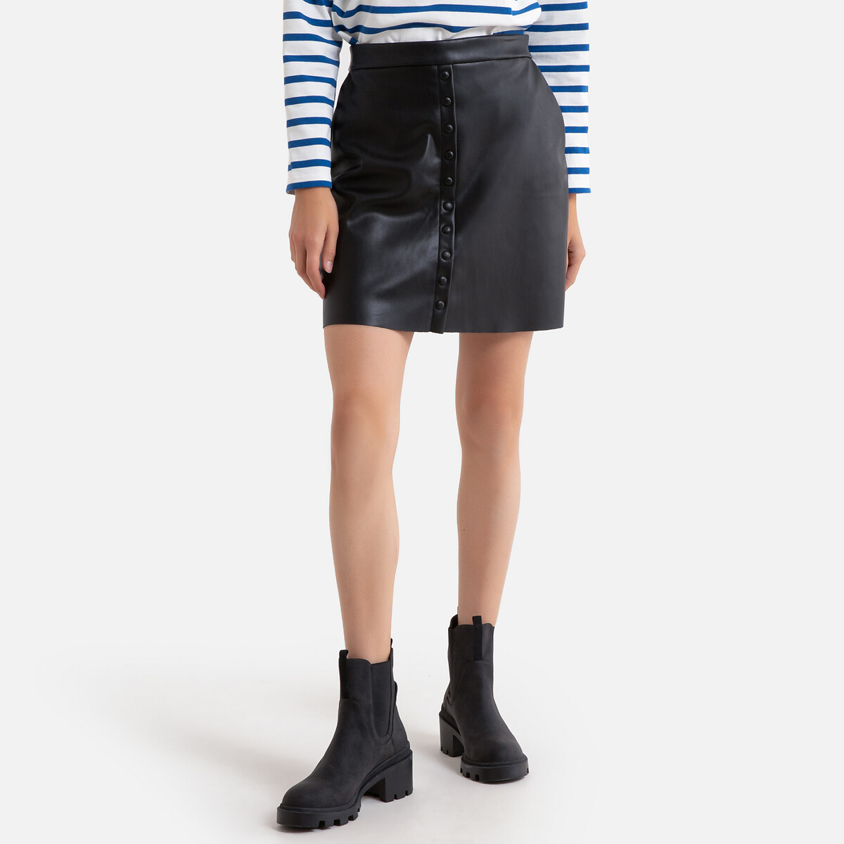La redoute leather skirt clearance