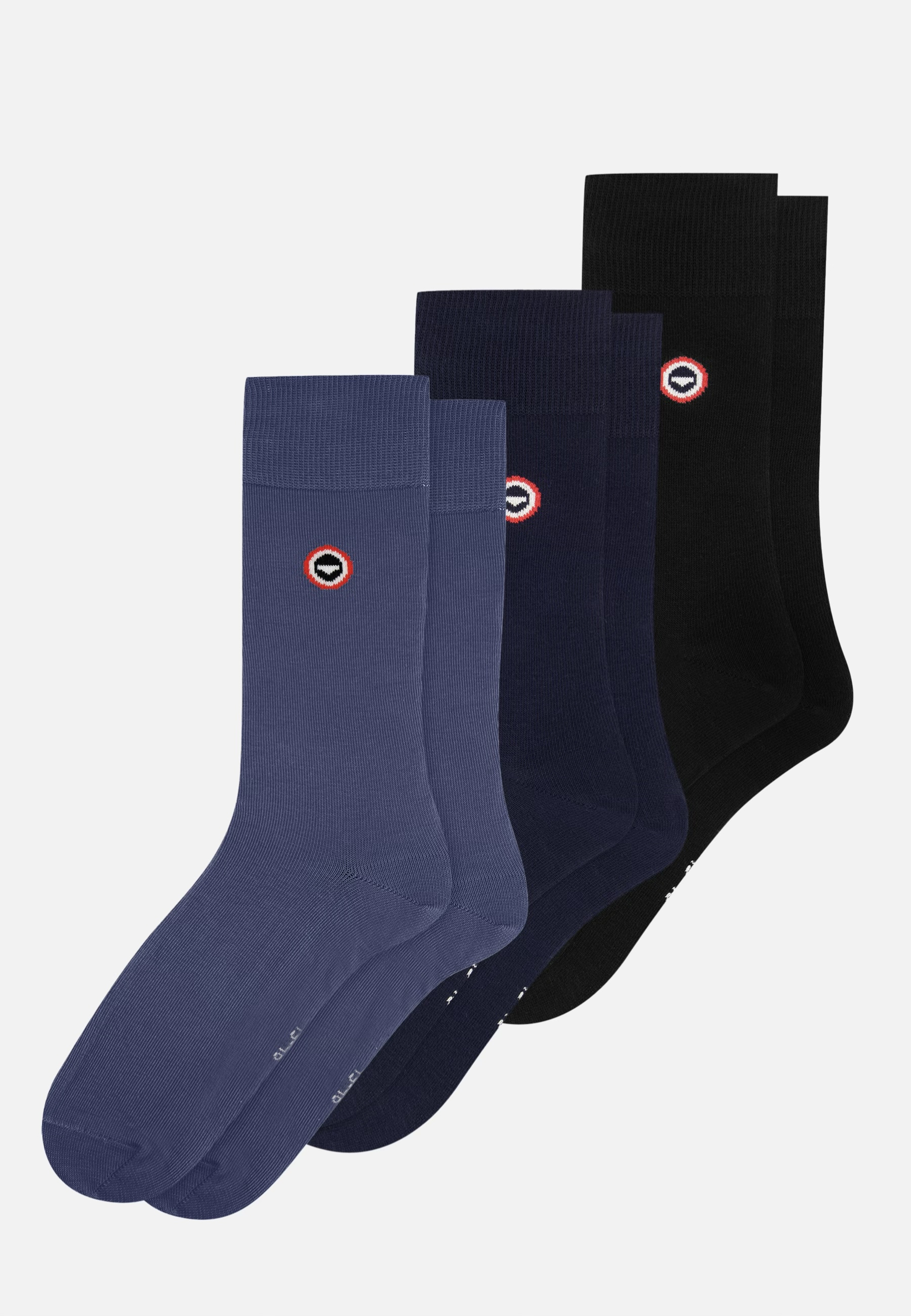 Lot de 3 chaussettes mi-haute en coton Robuste, LE SLIP FRANCAIS