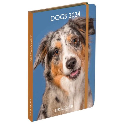 Agenda de poche 2024 chiens Draeger Paris