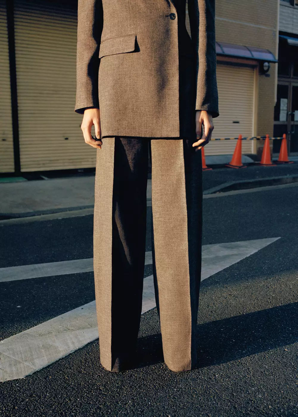 Pantalon de costume jaspé, MANGO