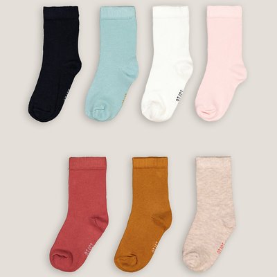 7er-Pack unifarbene Socken LA REDOUTE COLLECTIONS