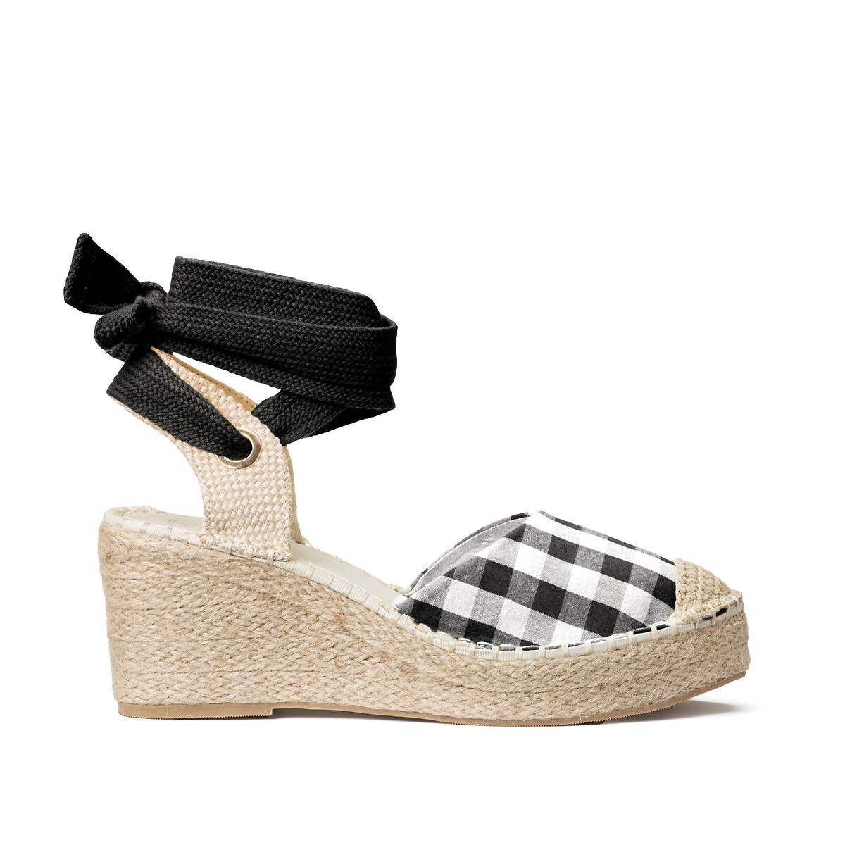 Espadrille noir femme La Redoute