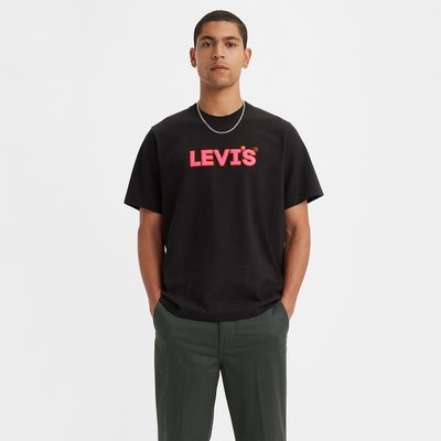 Cotton Felt Logo T-Shirt in Relaxed Fit LEVI'S