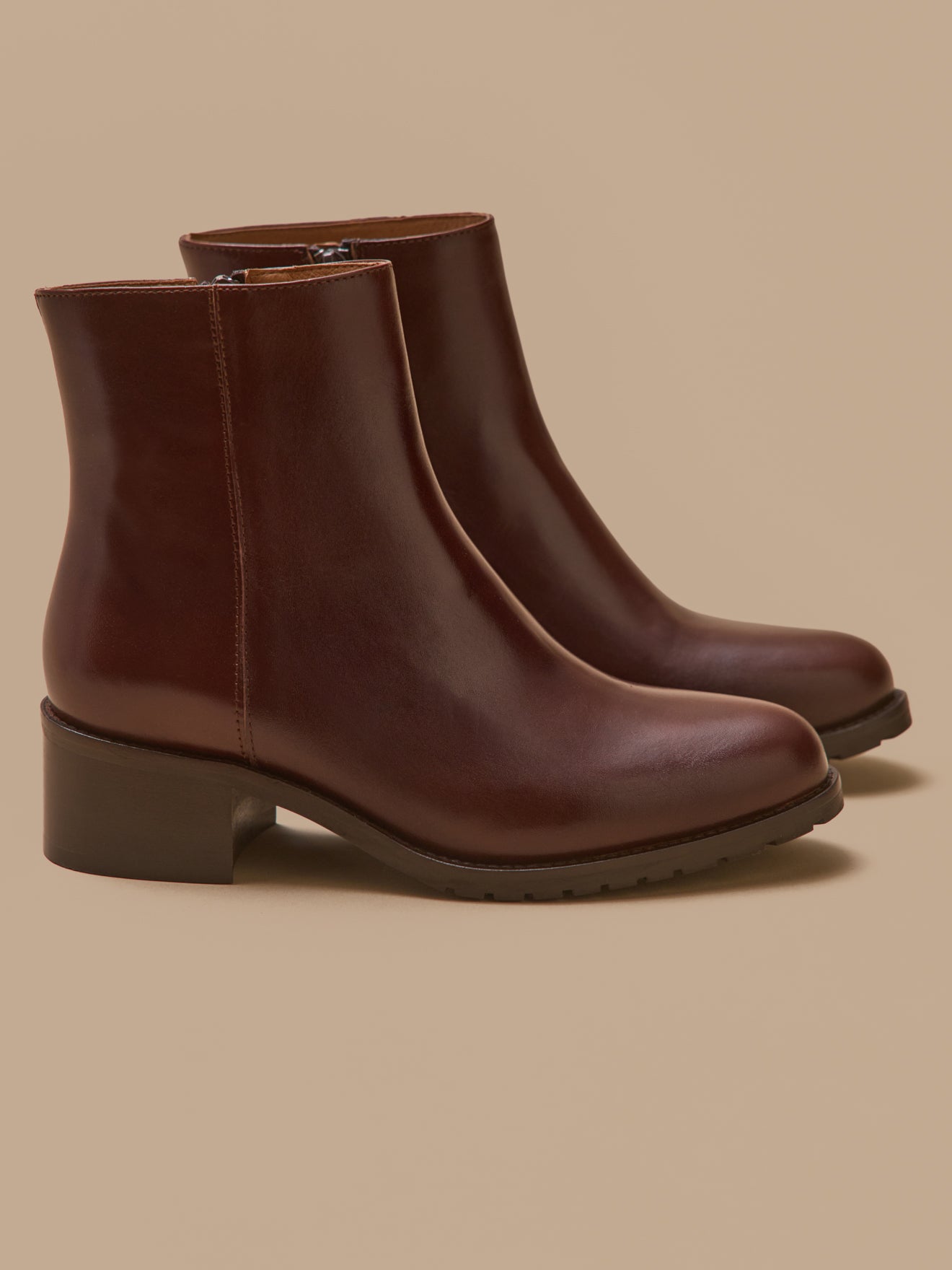 Boots à talon cuir, CYRILLUS