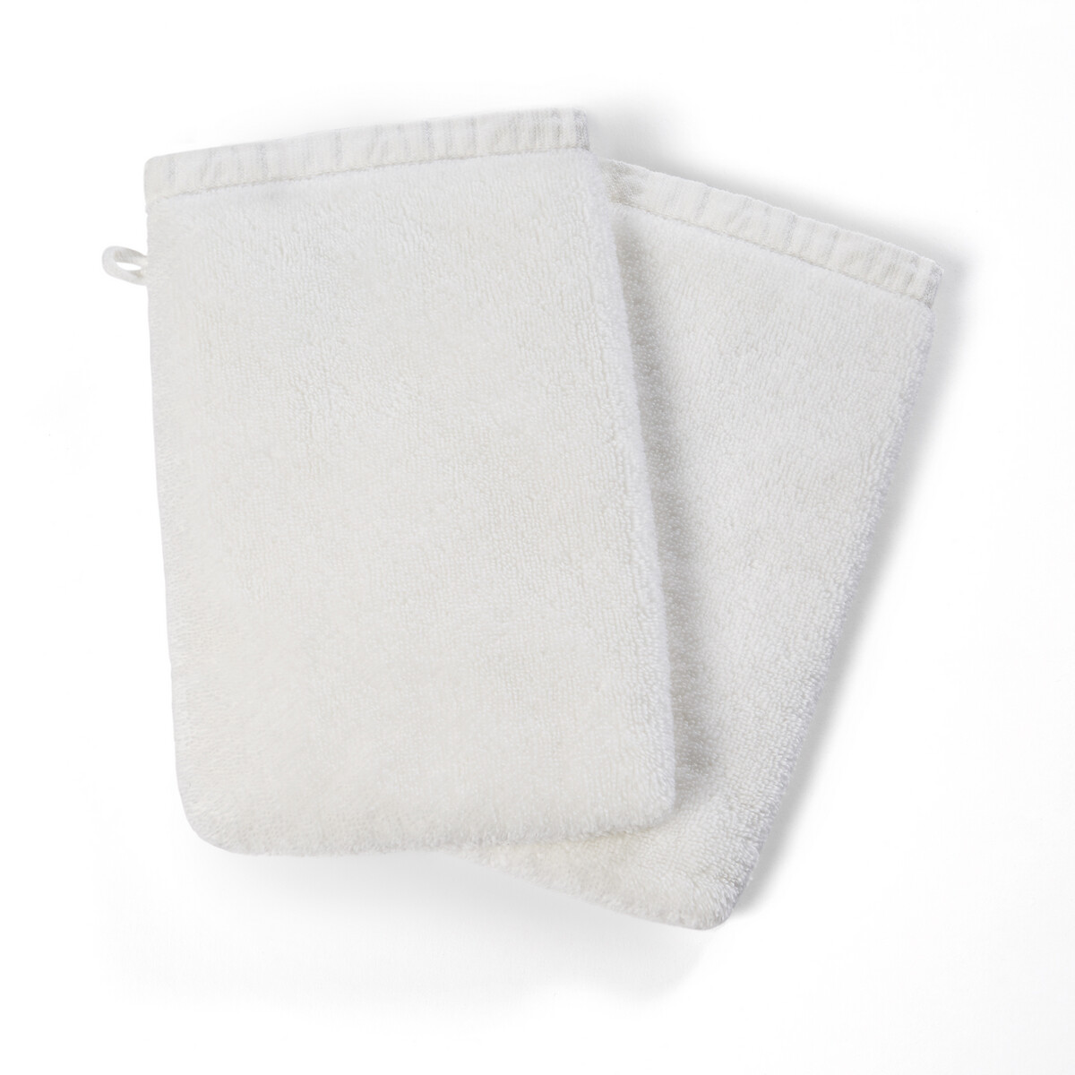 Product photograph of Helmae Organic Cotton Washcloths Set Of 2 from La Redoute UK